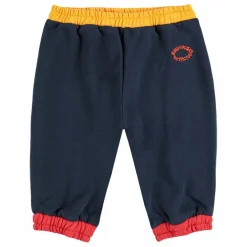 Jogger Colorblock Coton Bio | Bleu marine