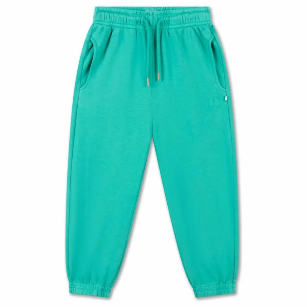 Jogger Cordon Coton Bio | Turquoise