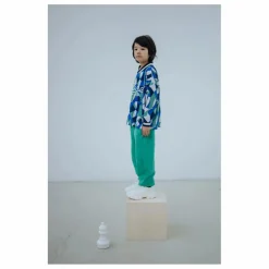 Jogger Cordon Coton Bio | Turquoise
