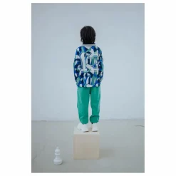 Jogger Cordon Coton Bio | Turquoise