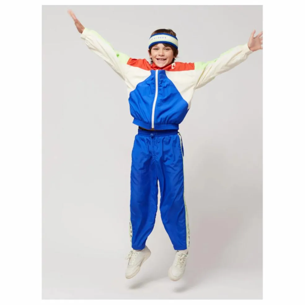 Jogger Coton Bio Bicolore | Bleu