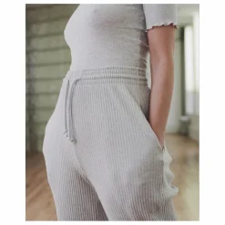 Jogger Côtelé Coton Bio | Gris