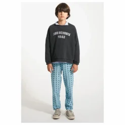 Jogger Côtelé Etoiles Coton Bio | Bleu
