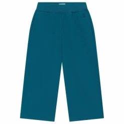 Jogger Fille Droit Molleton Bio | Vert canard