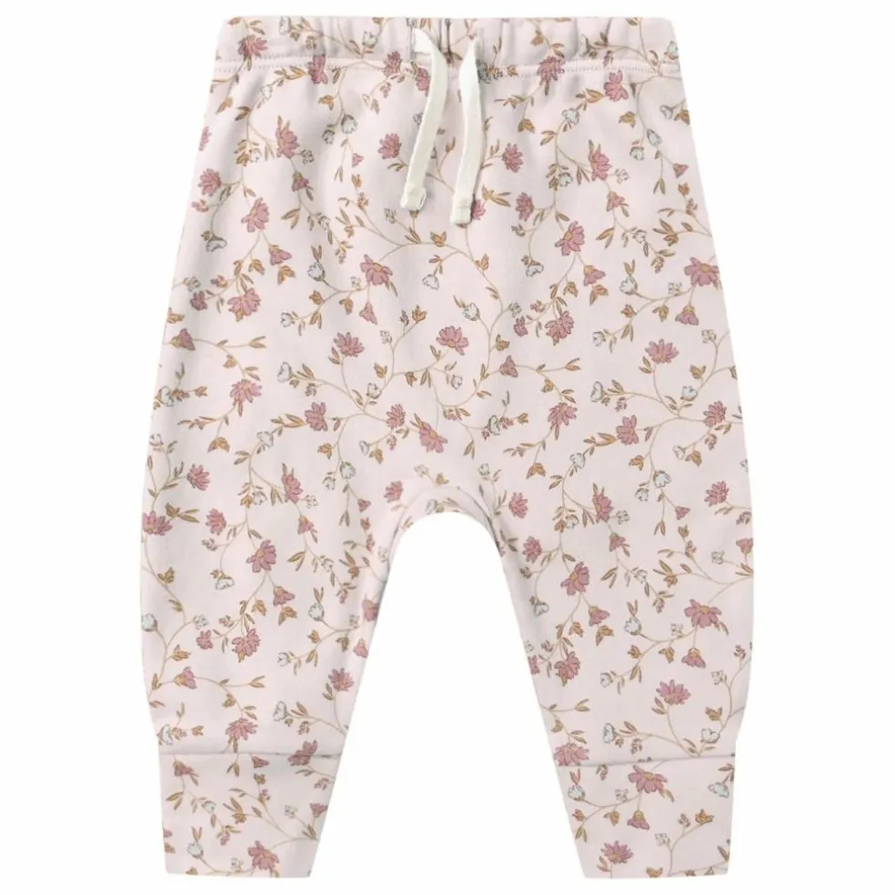 Jogger Fleuri Coton Bio | Lilas