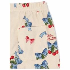 Jogger Itty Nœuds Coton Bio | Beige