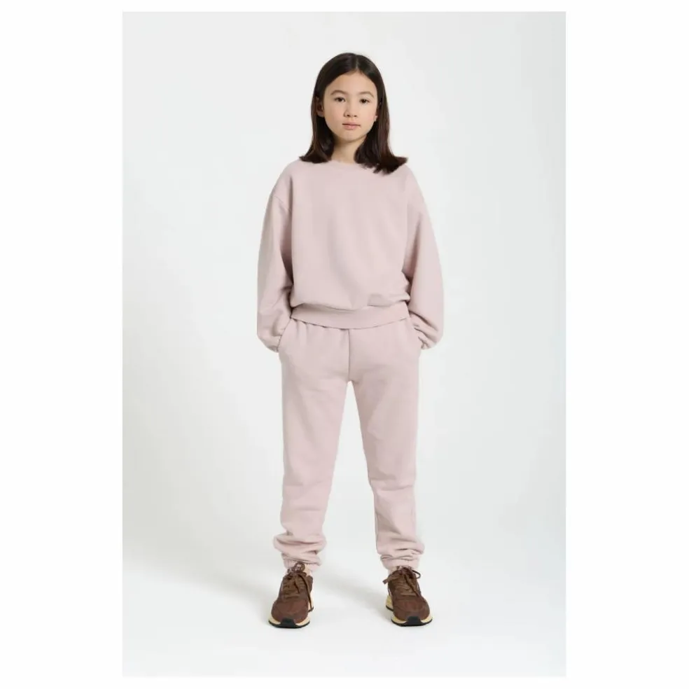 Jogger Kiwi Coton Bio | Rose pâle