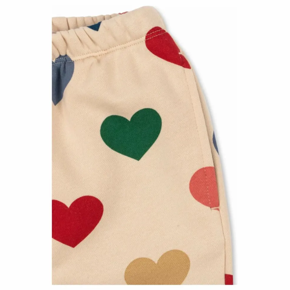 Jogger Lou Bon Cœur Coton Bio | Crème