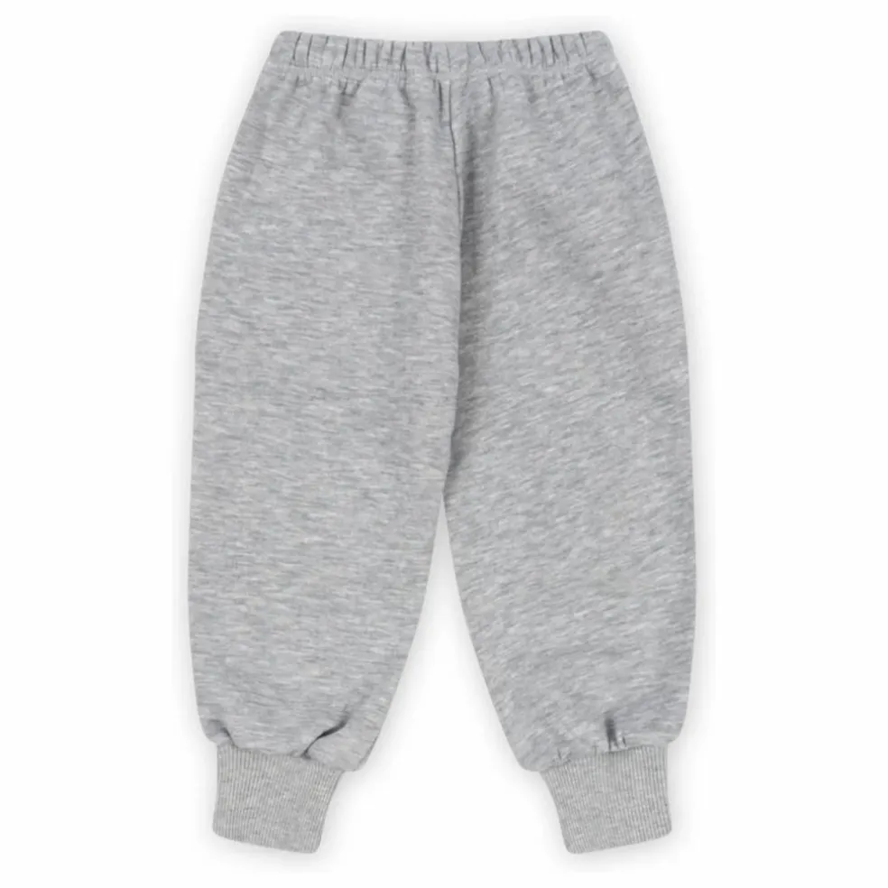 Jogger Lou Coton Bio | Gris chiné