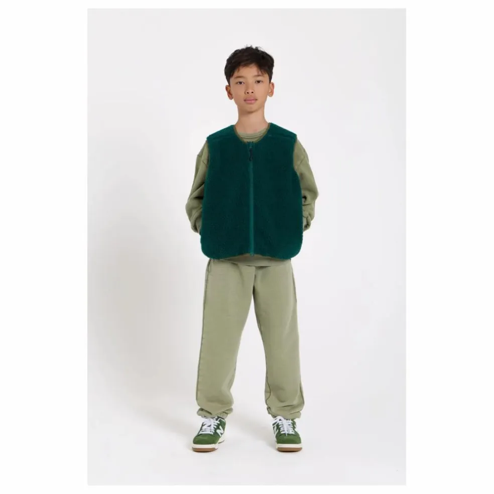 Jogger Race Coton Bio | Vert kaki