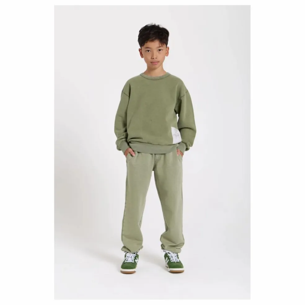 Jogger Race Coton Bio | Vert kaki