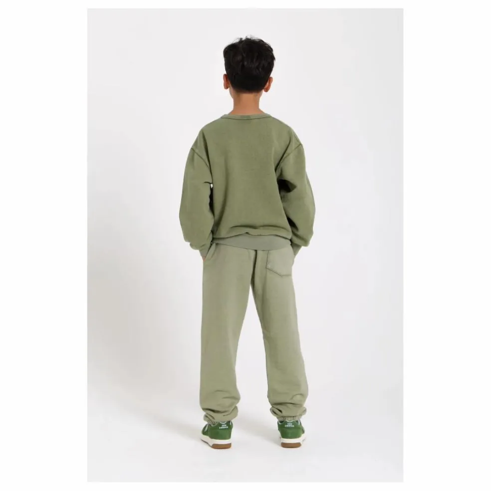 Jogger Race Coton Bio | Vert kaki