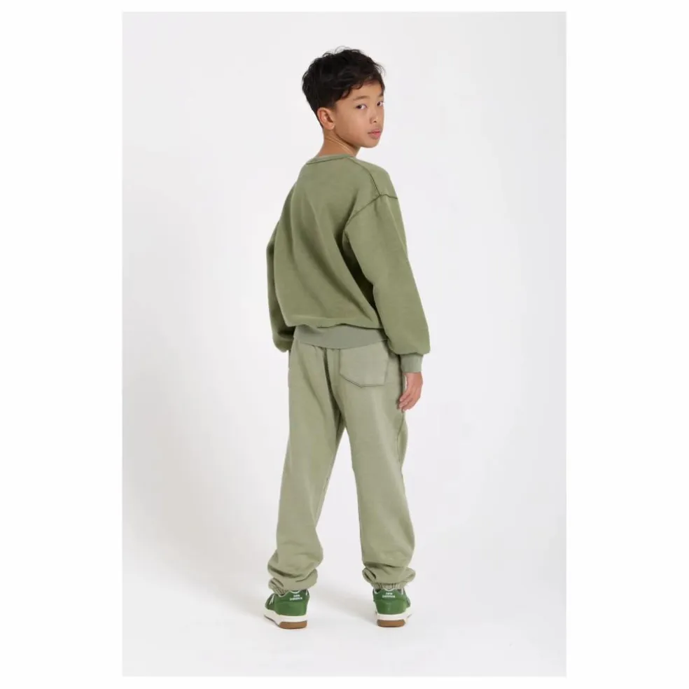 Jogger Race Coton Bio | Vert kaki