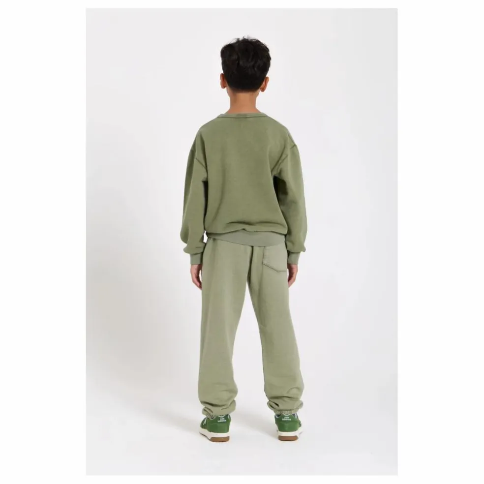 Jogger Race Coton Bio | Vert kaki