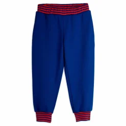 Jogger Rayé Coton Bio | Bleu roi