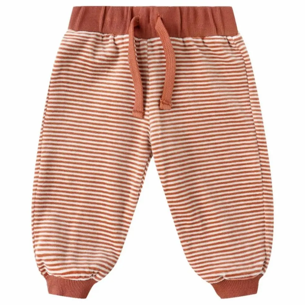Jogger Rayures | Rouge Brun