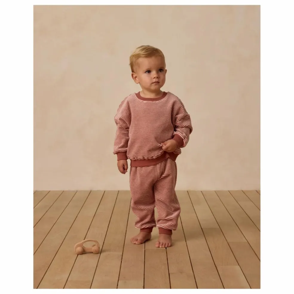 Jogger Rayures | Rouge Brun