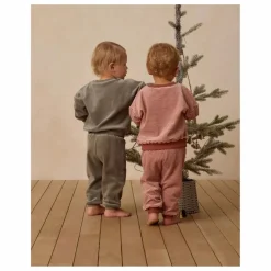 Jogger Rayures | Rouge Brun