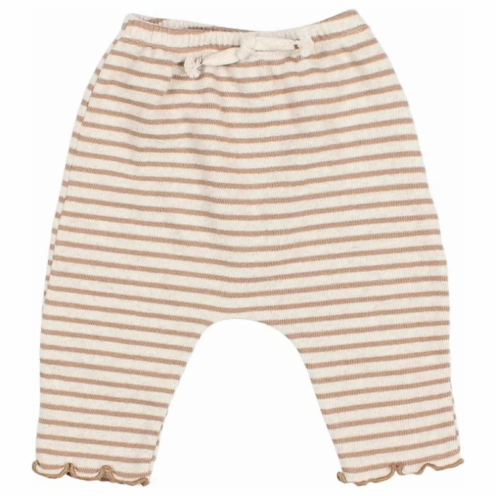 Jogger Rayures Soft | Ivoire