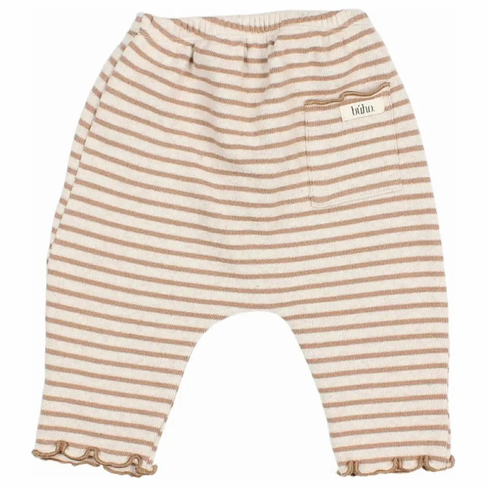 Jogger Rayures Soft | Ivoire