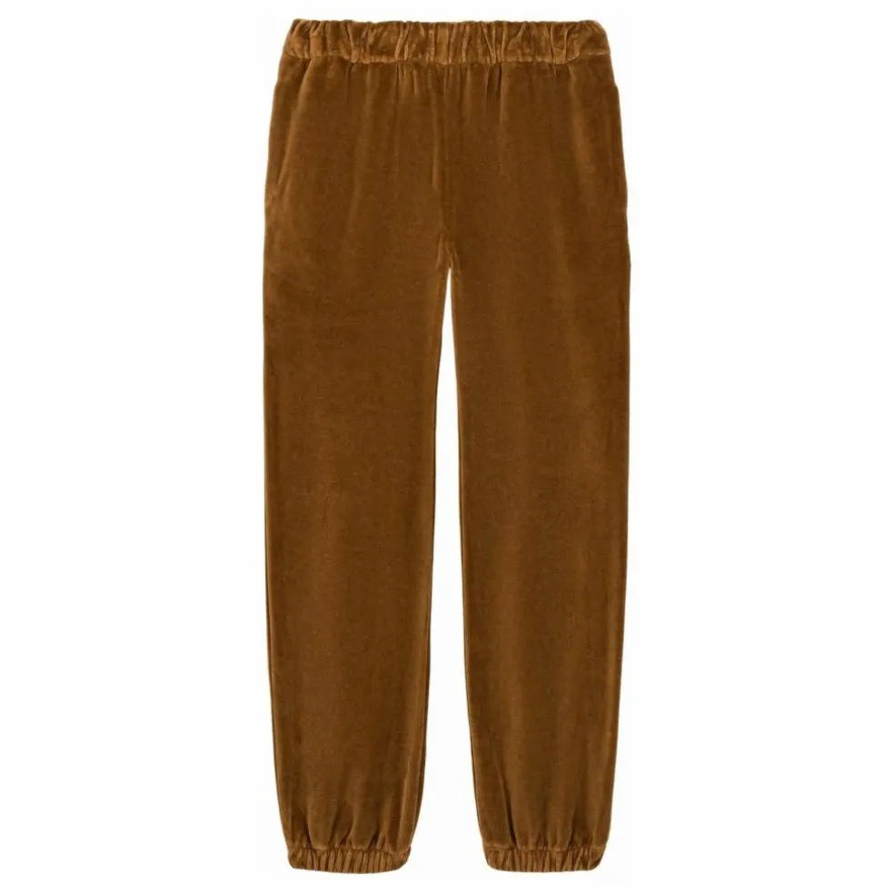 Jogger Ronnie Velours Bio | Marron