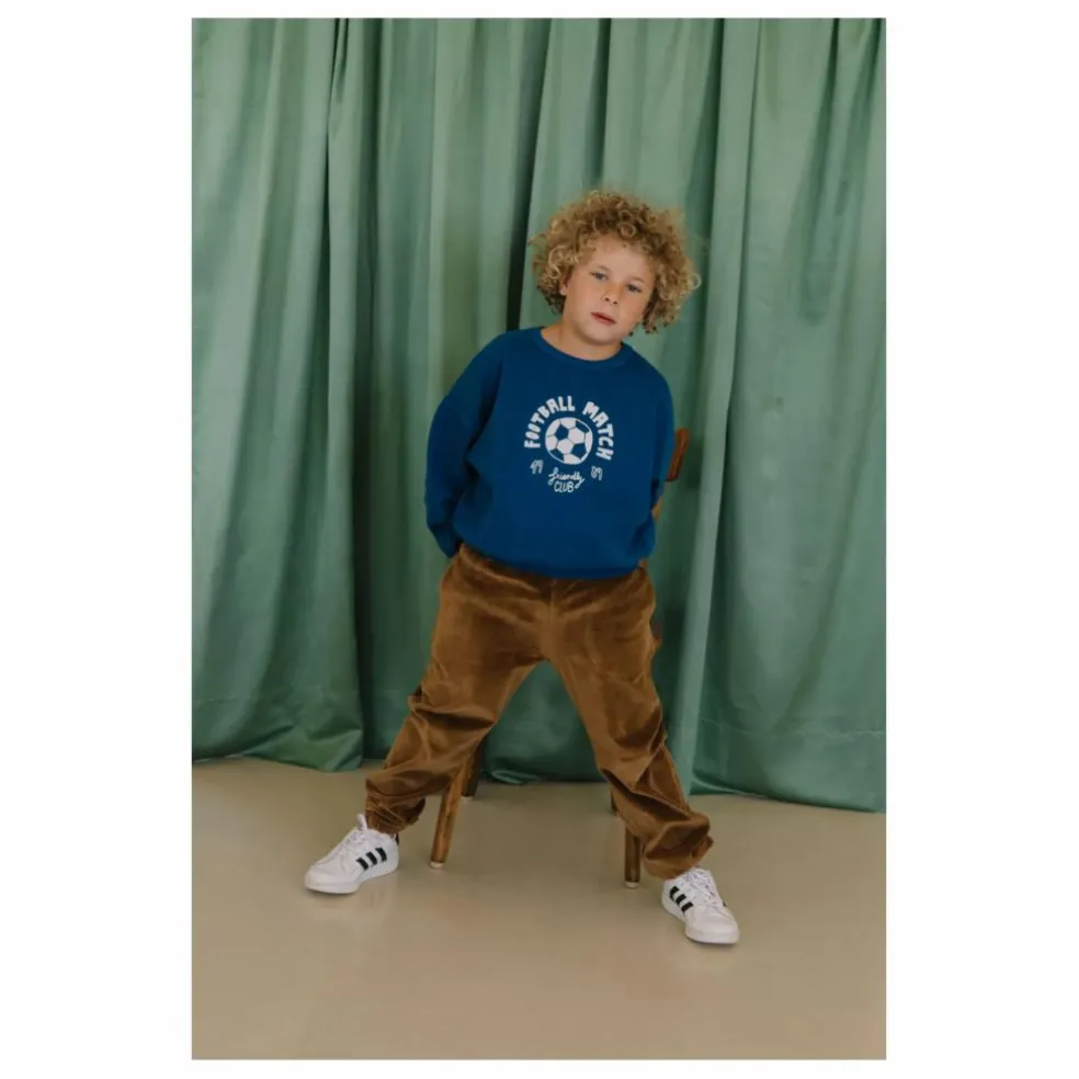 Jogger Ronnie Velours Bio | Marron