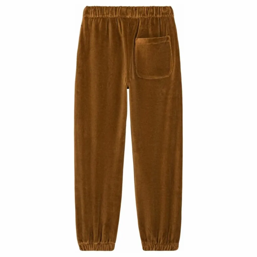 Jogger Ronnie Velours Bio | Marron