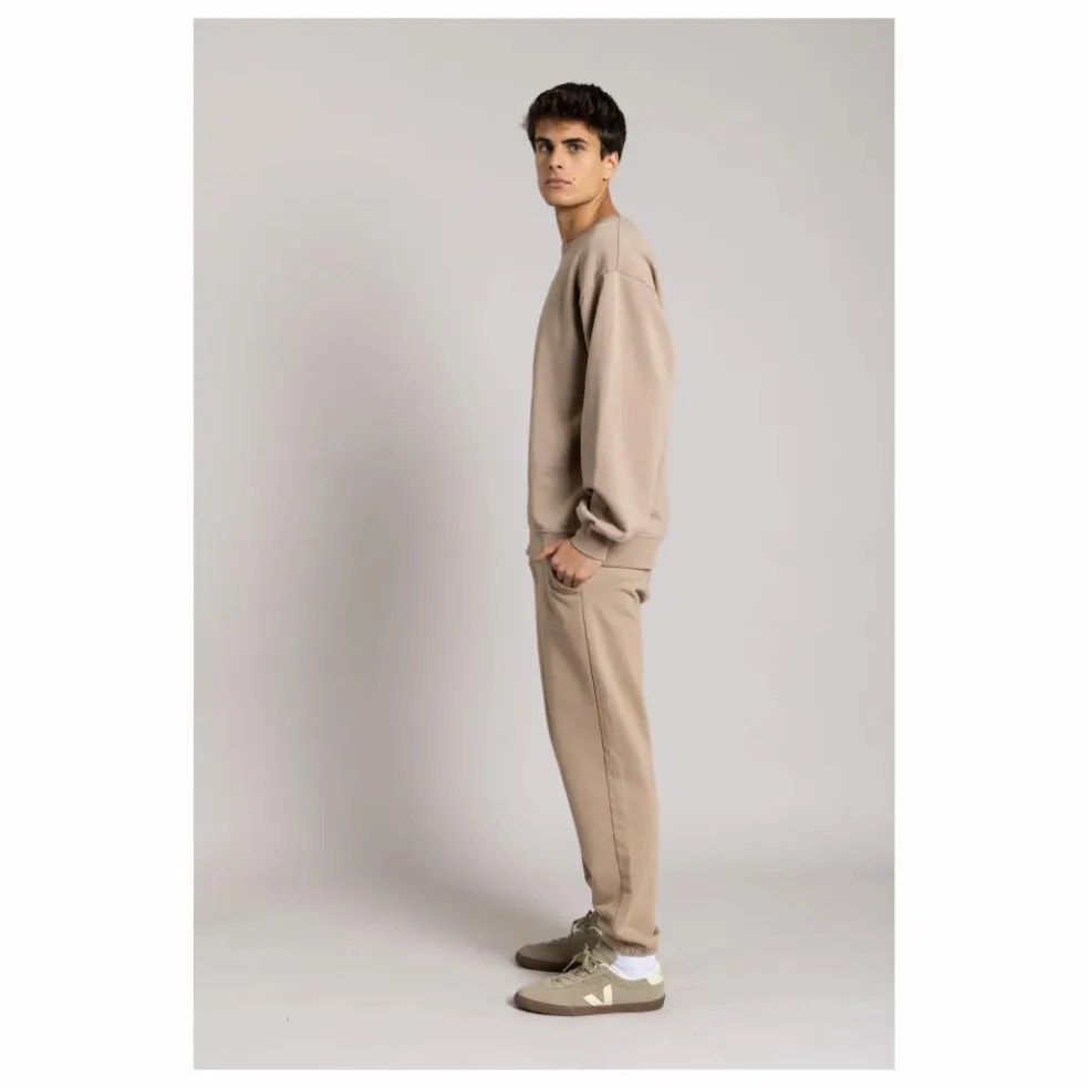Jogger Shuffle Coton Bio | Taupe