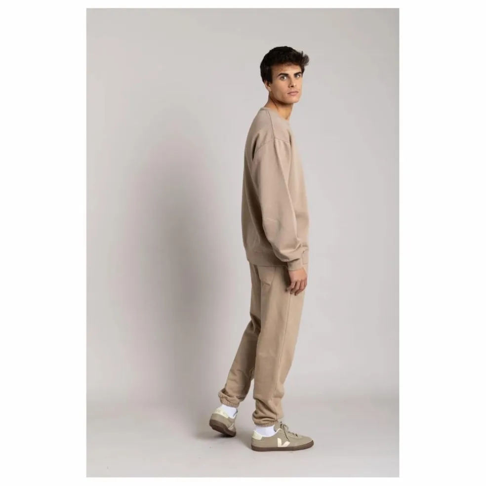 Jogger Shuffle Coton Bio | Taupe