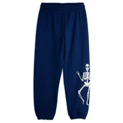Jogger Skeleton Coton Bio | Bleu