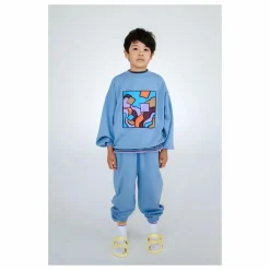 Jogger Slim Coton Bio | Bleu ciel