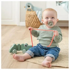 Jouet à tirer Croco | Vert