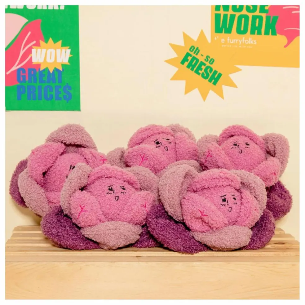 Jouet de fouille Red Cabbage | Rose