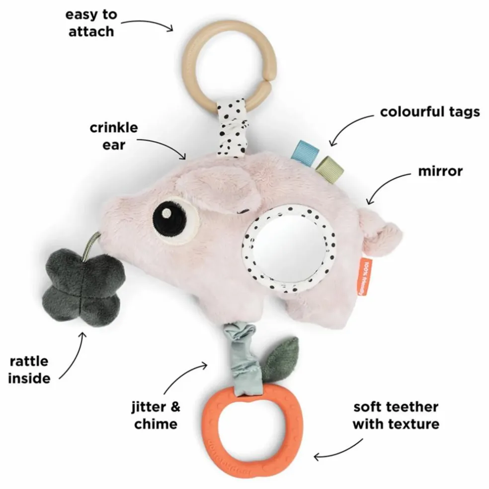 Jouet sensoriel Pigee | Rose pâle