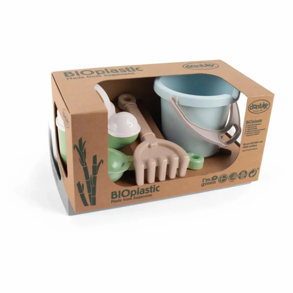 Jouets de plage en bioplastique - Set 4 | Vert