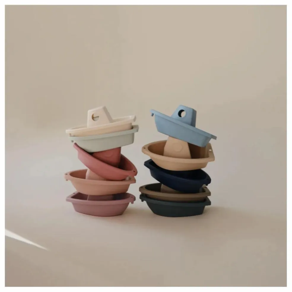 Jouets pour le bain Bateaux - Set de 5 | Rose