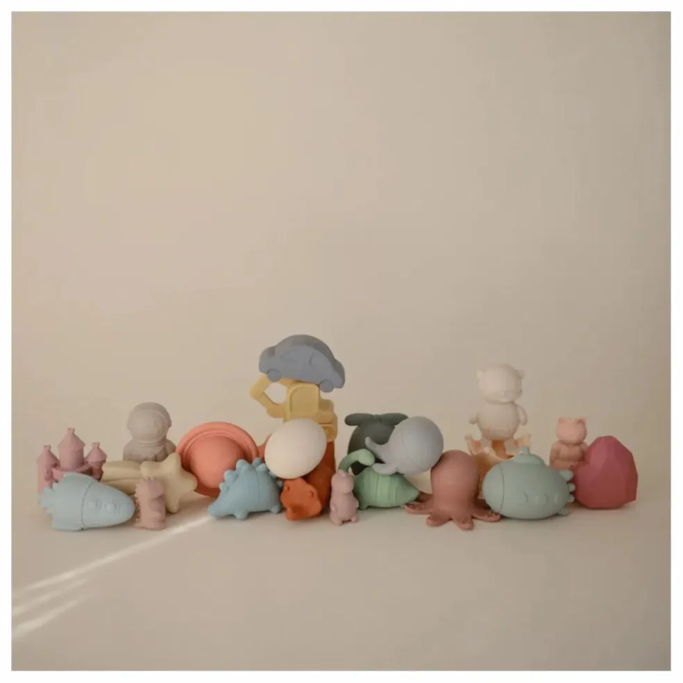 Jouets pour le bain Dino - Set de 4