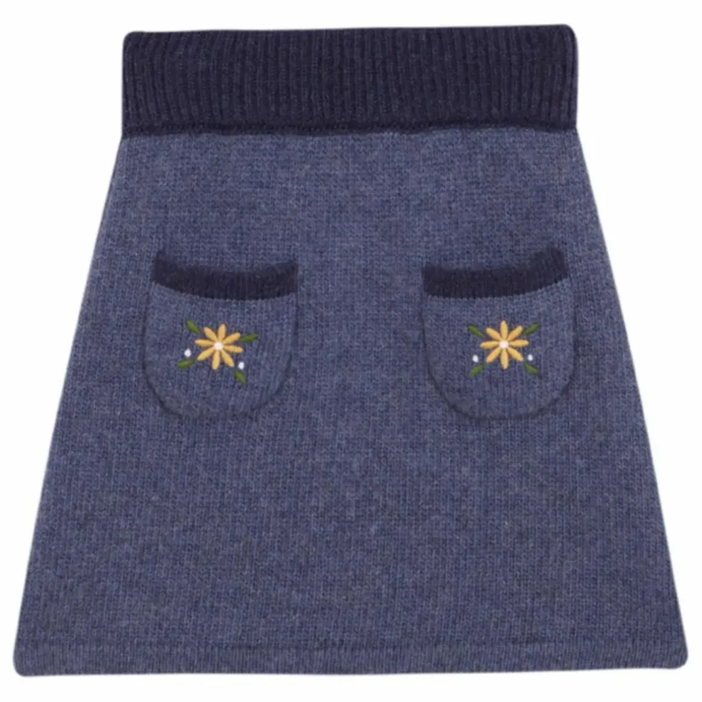 Jupe Anabela | Bleu gris