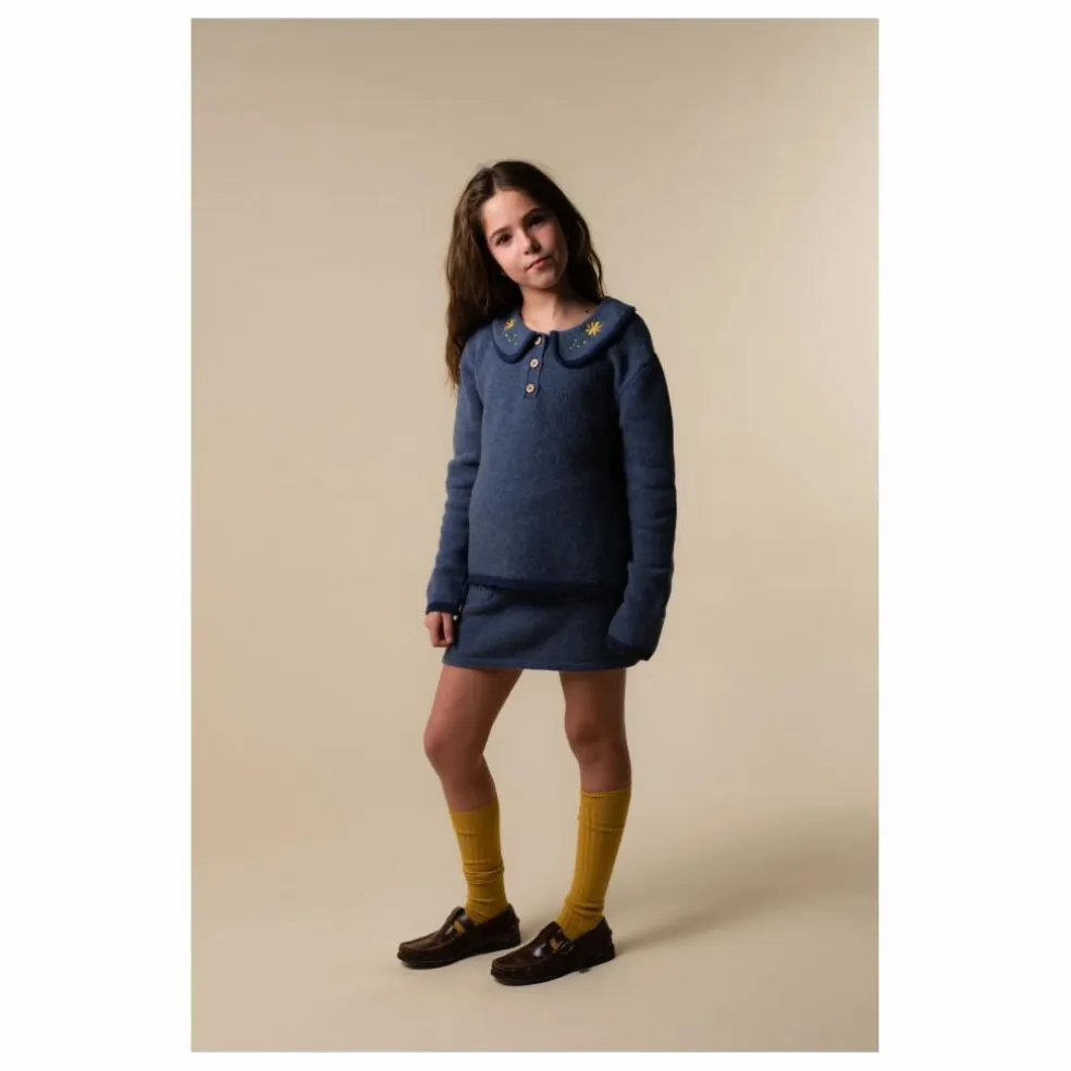 Jupe Anabela | Bleu gris