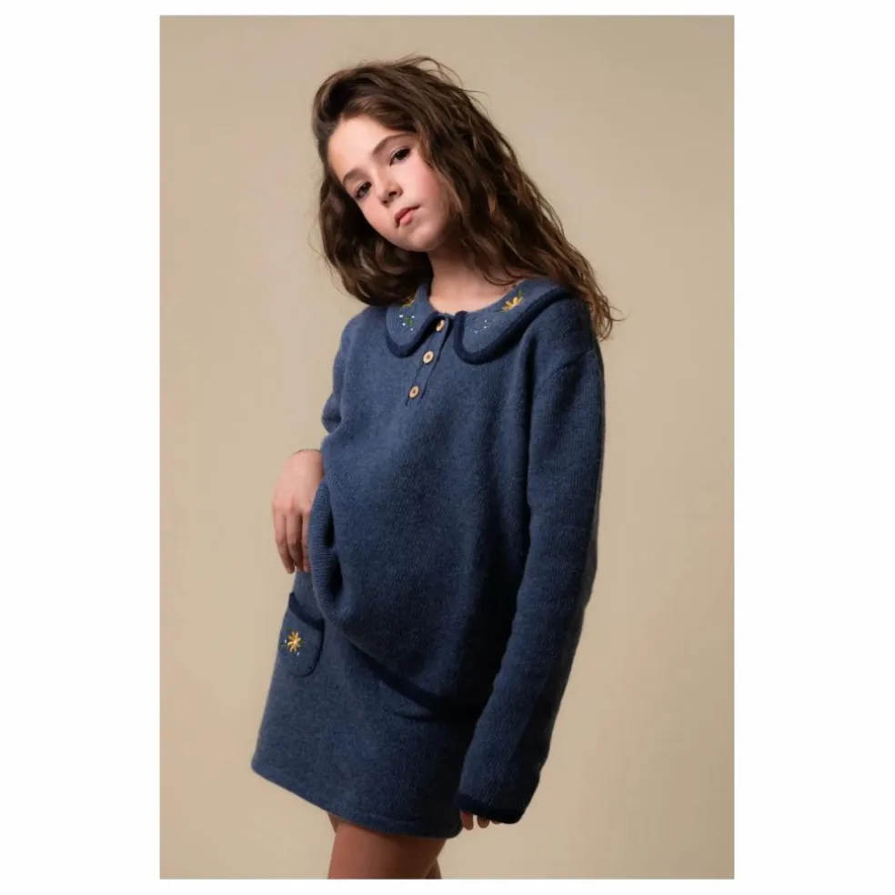 Jupe Anabela | Bleu gris