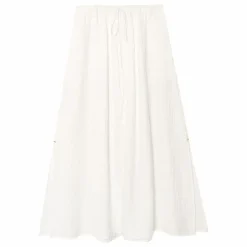 Jupe Avryll Gaze de Coton | Blanc
