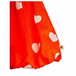 Jupe Ballon Cœurs Coton Bio | Rouge