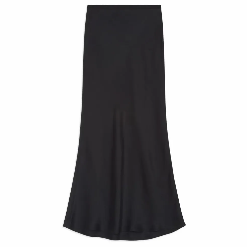 Jupe Bar Soie | Noir