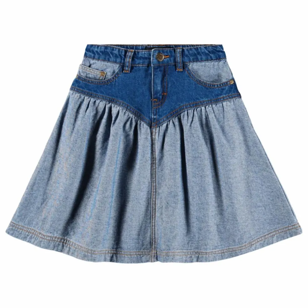 Jupe Becca Coton Bio | Denim