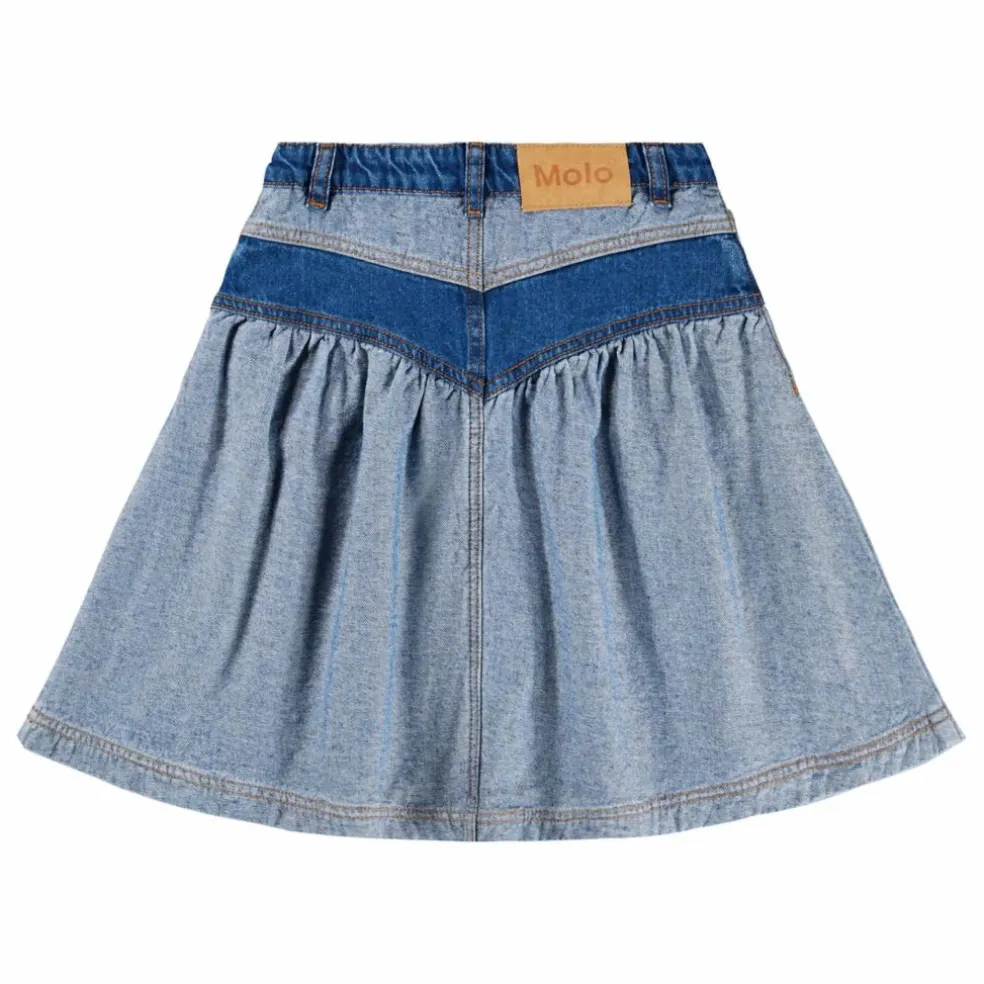 Jupe Becca Coton Bio | Denim