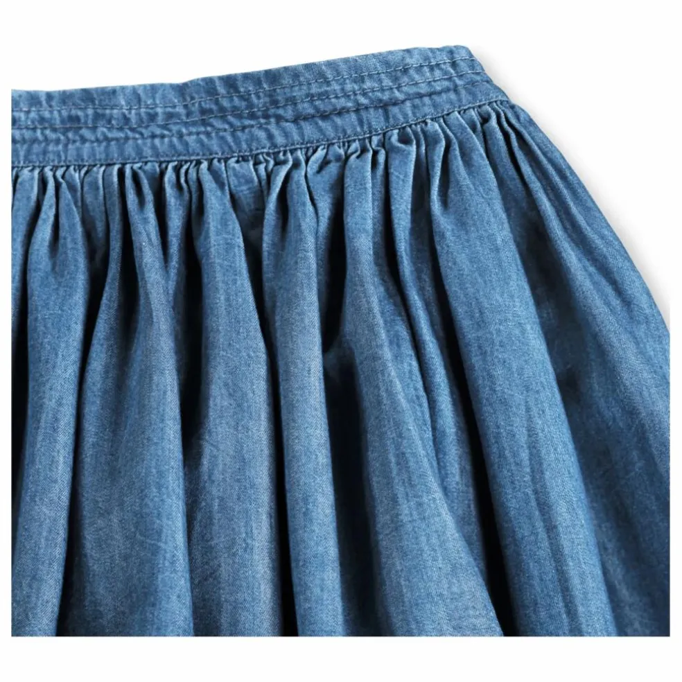 Jupe Bernie Arcs-en-ciel Coton Bio | Bleu