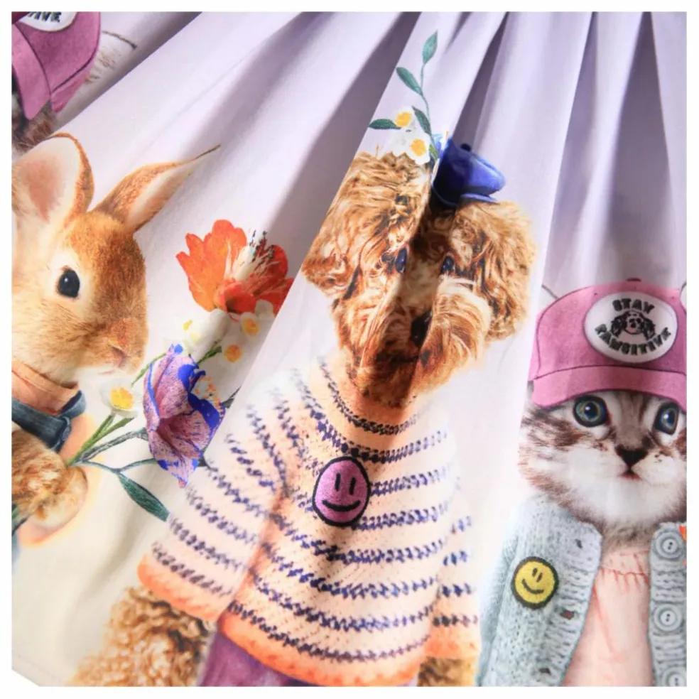 Jupe Brenda Coton Bio | Lilas