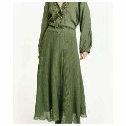 Jupe Corral Gaufrée | Vert