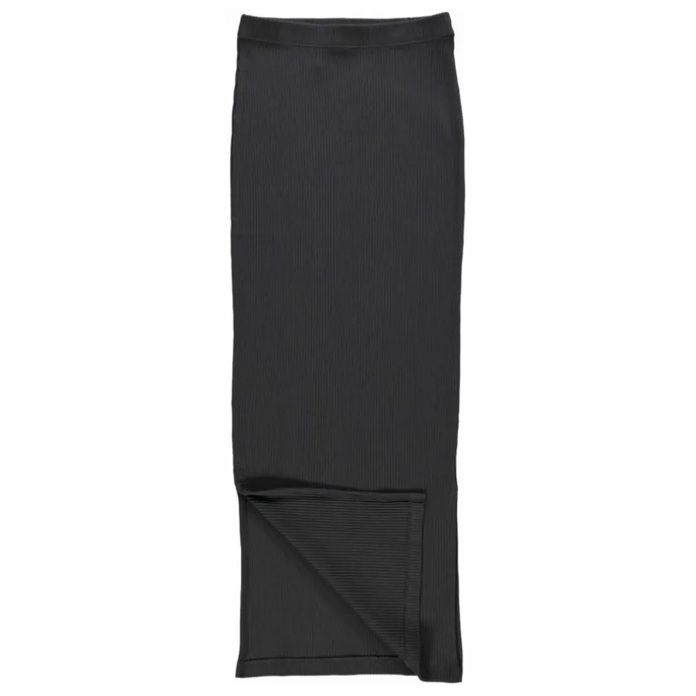 Jupe Côtelée Hydrangée - Collection Femme | Noir