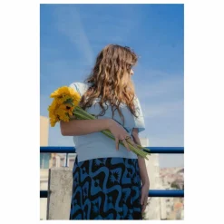 Jupe de Grossesse Carlota Full Moon | Bleu azur
